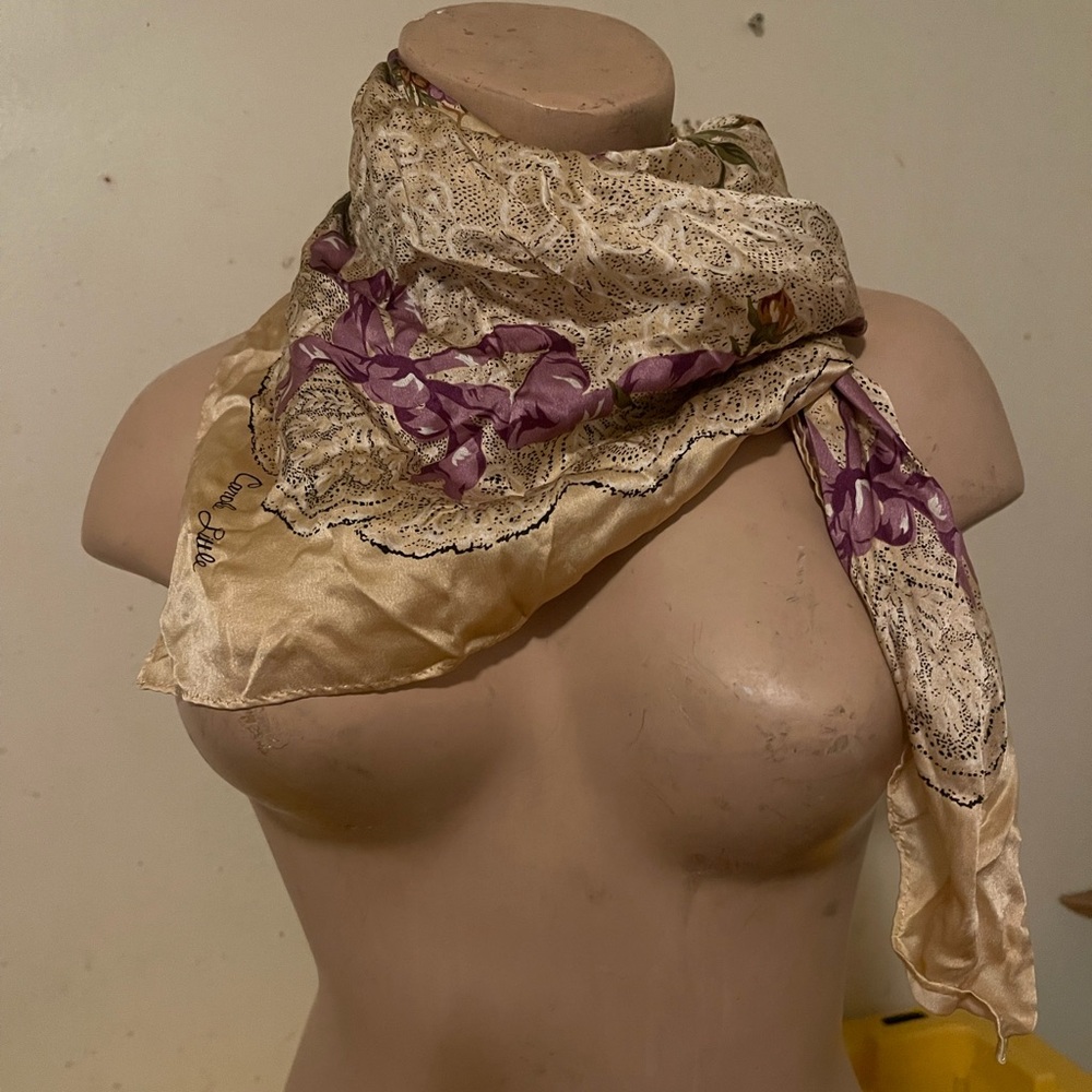 Silk scarf by Carole little